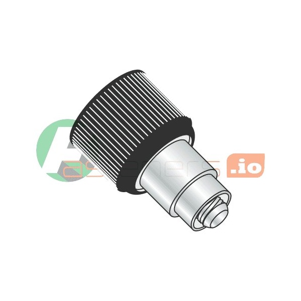 Newport Fasteners Captive Panel Screw, 1032 Thrd Sz, Black Steel